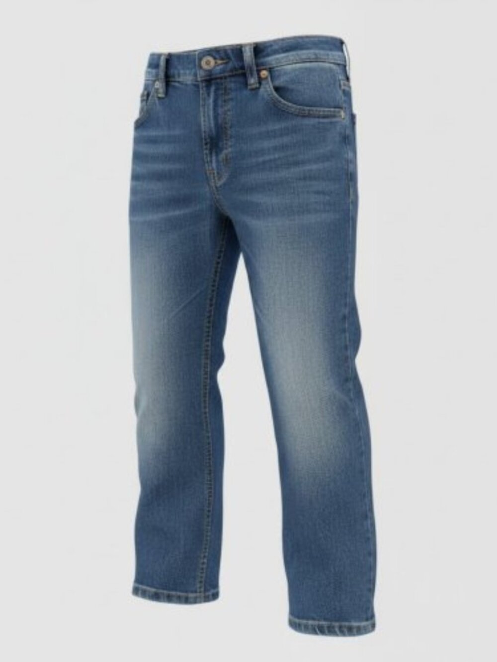 FADED GLORY Classic Denim Jeans Boys Size 6 Adjustable Waist
